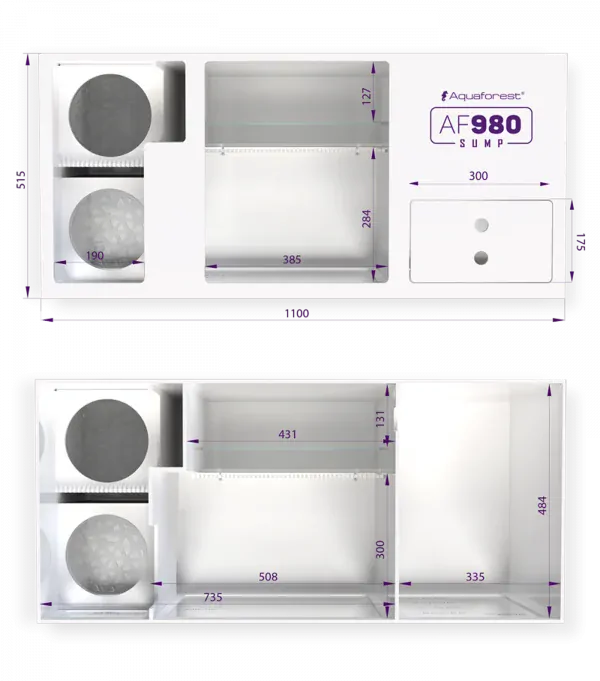 Externí filtrační nádrž AF S980 (250L)