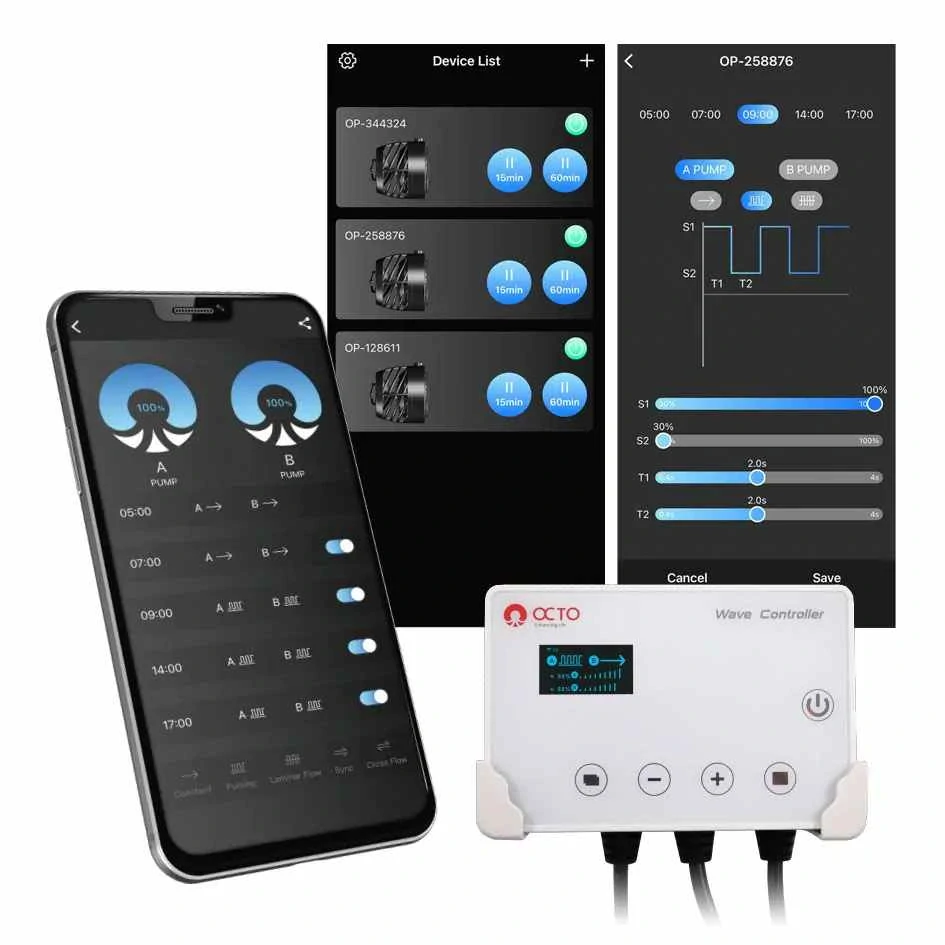 Octo Wave pump OP-4P+