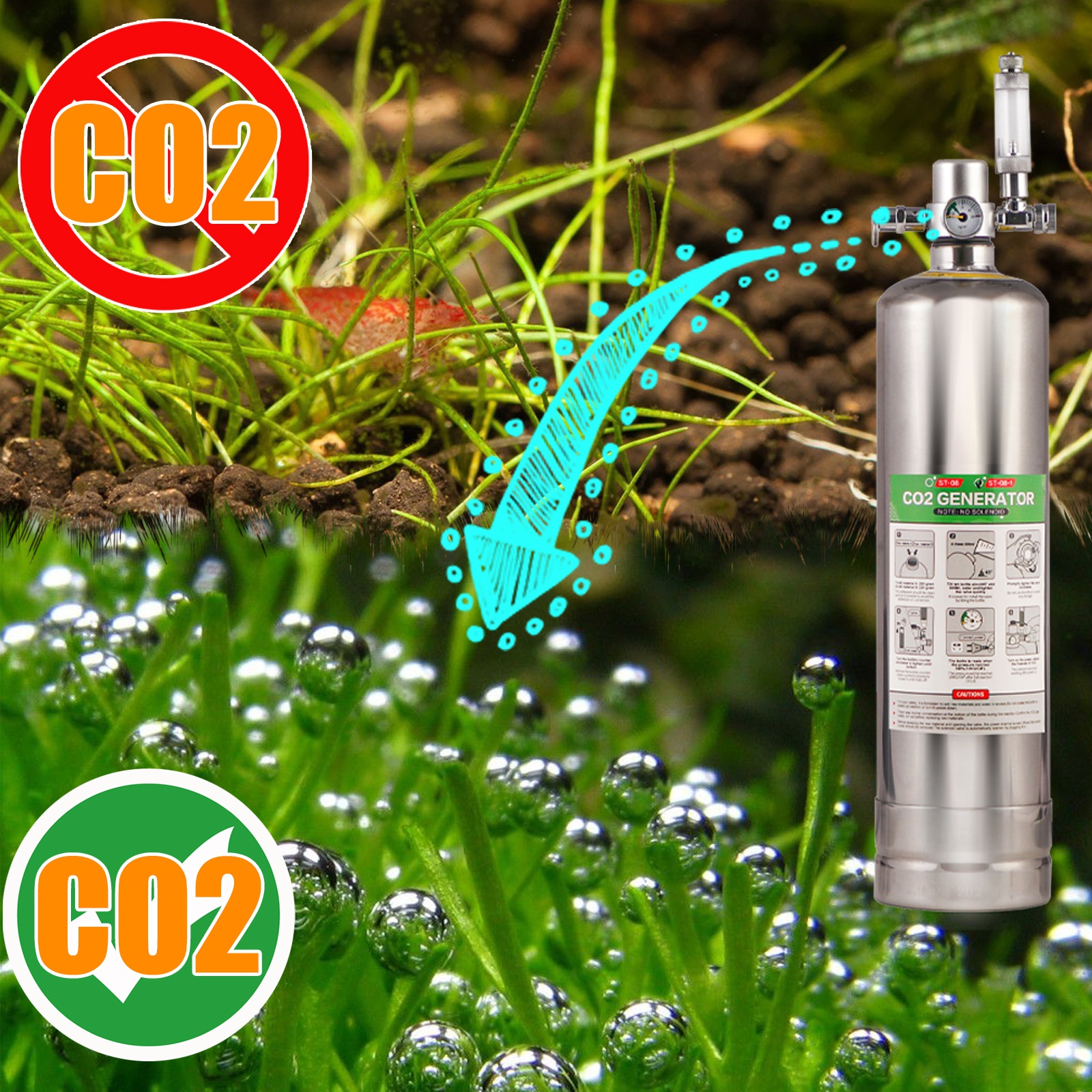 Green Bubbles CO2 Generator