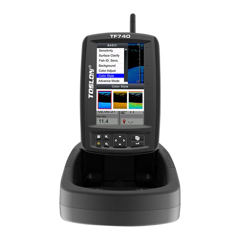 Toslon TF-740 – Barevný echolot s GPS