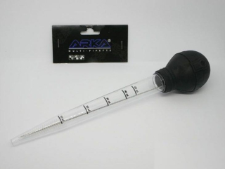 Akrylová pipeta 50ml délka 30cm s vytěrákem