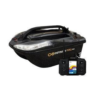 Zavážecí loď INFINITYBOAT PRO 3.0 50Ah LIMITOVANÁ CARBONOVÁ EDICE